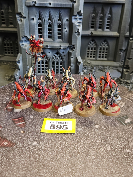10x Blood Letters #595 Daemons of Khorne AOS Warhammer 40k