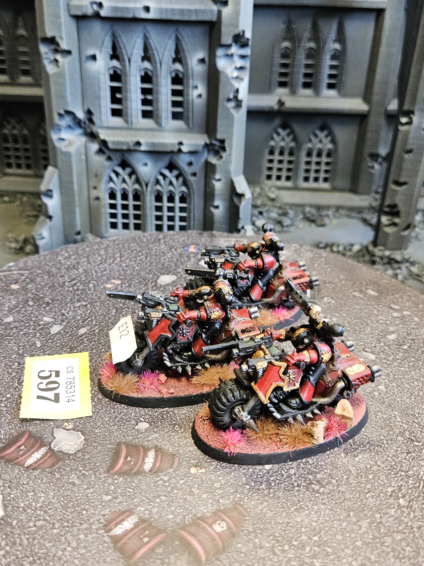 3x Chaos Bikers #597 Chaos Space Marines Warhammer 40k