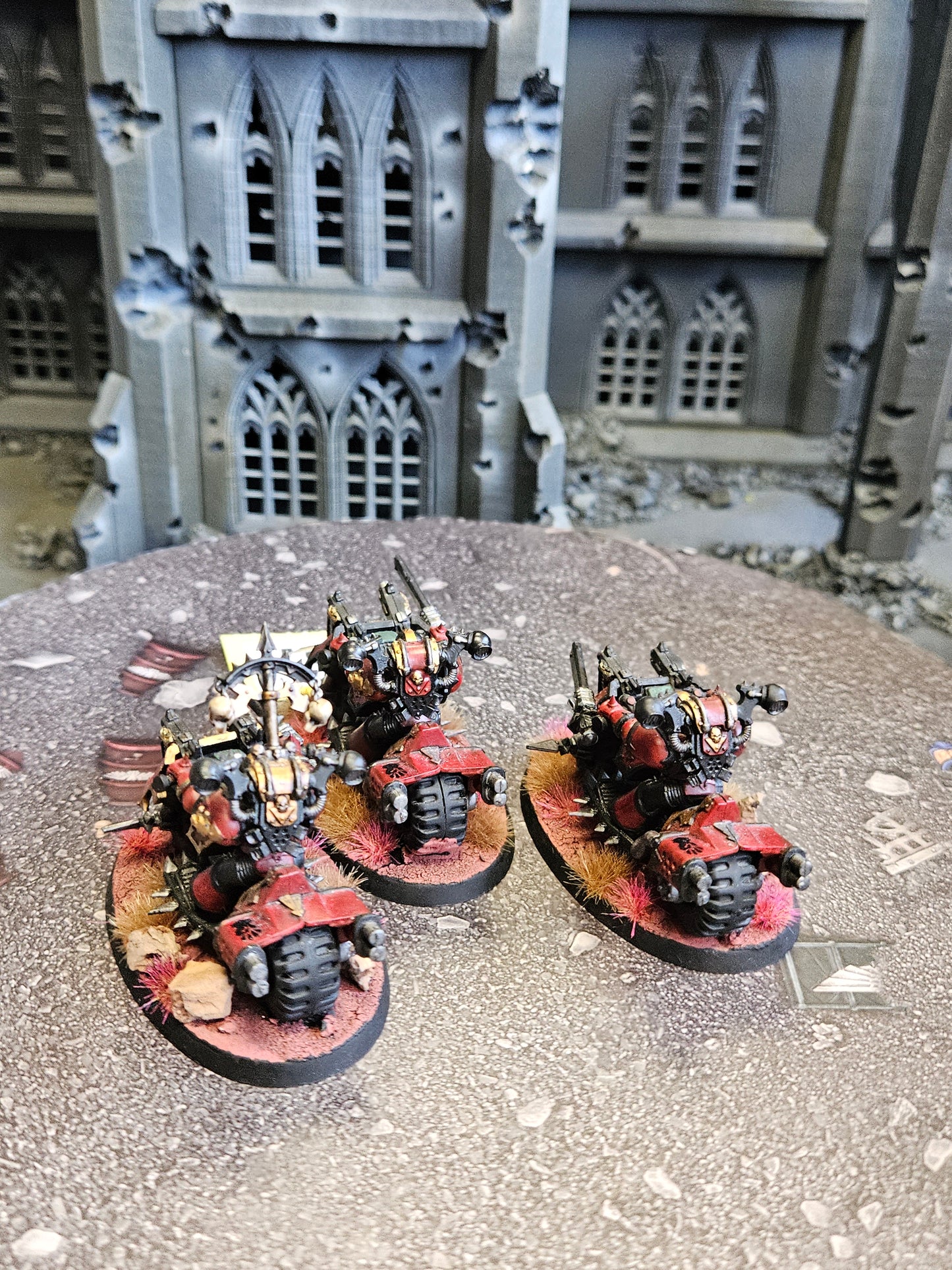 3x Chaos Bikers #597 Chaos Space Marines Warhammer 40k