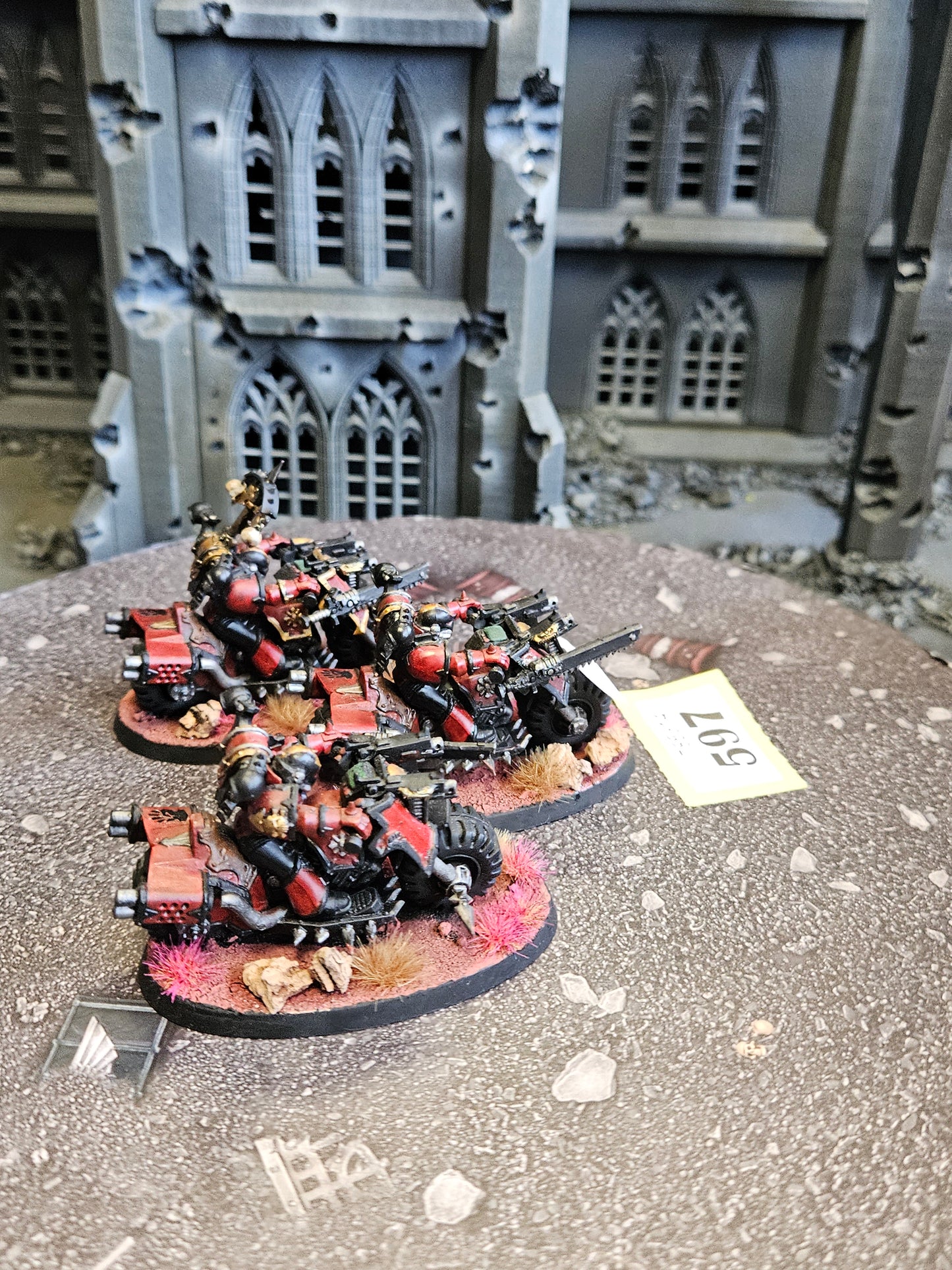 3x Chaos Bikers #597 Chaos Space Marines Warhammer 40k