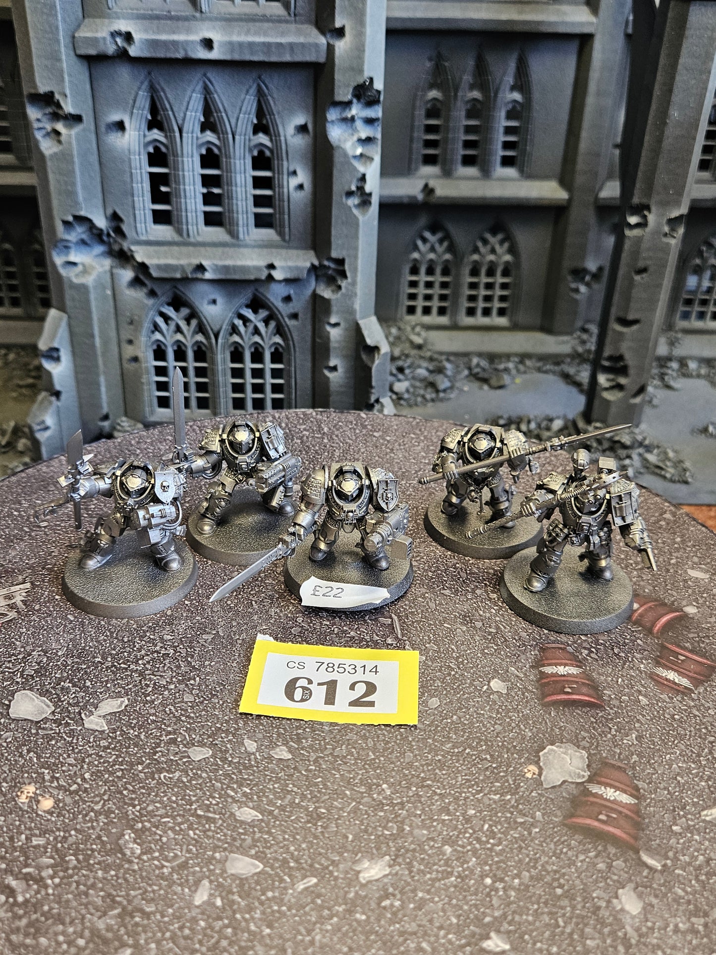 * 5x Terminators #612 Grey Knights Space Marines Warhammer 40k