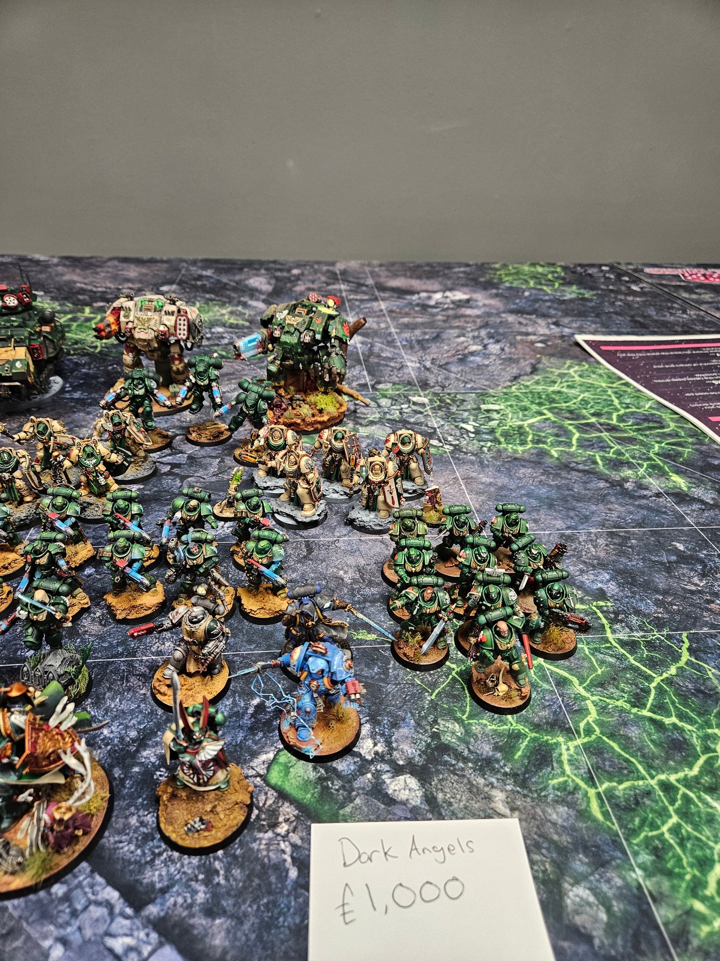 Large Primaris Dark Angels Army Space Marines Warhammer 40k