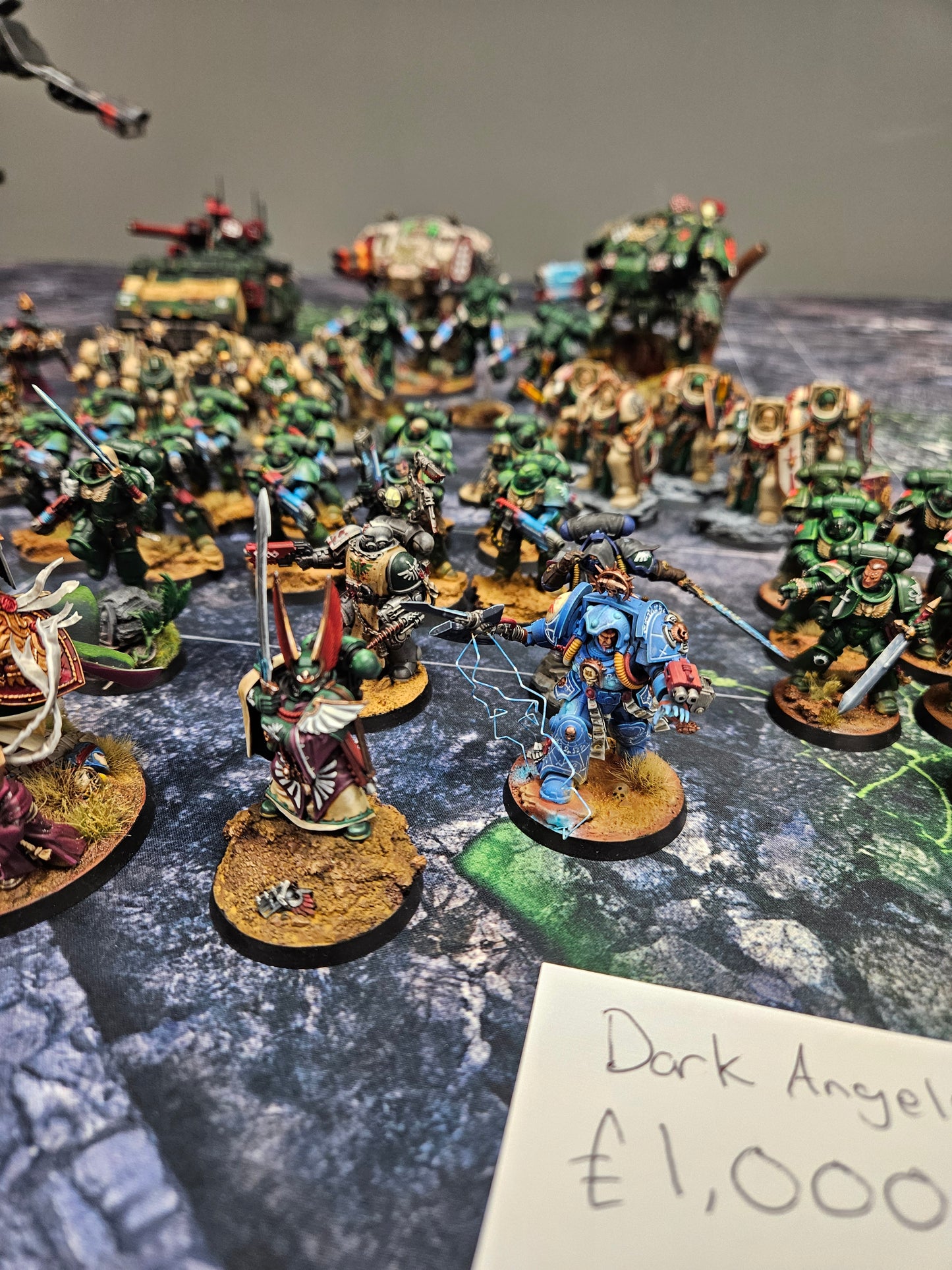 Large Primaris Dark Angels Army Space Marines Warhammer 40k