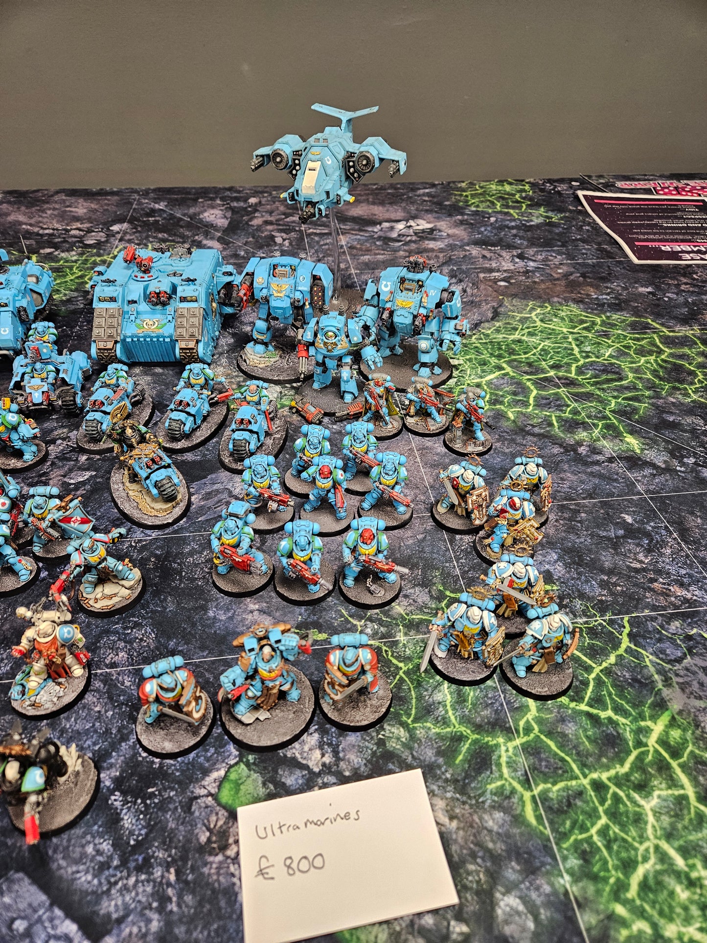 Large Primaris Ultramarines Army Space Marines Warhammer 40k