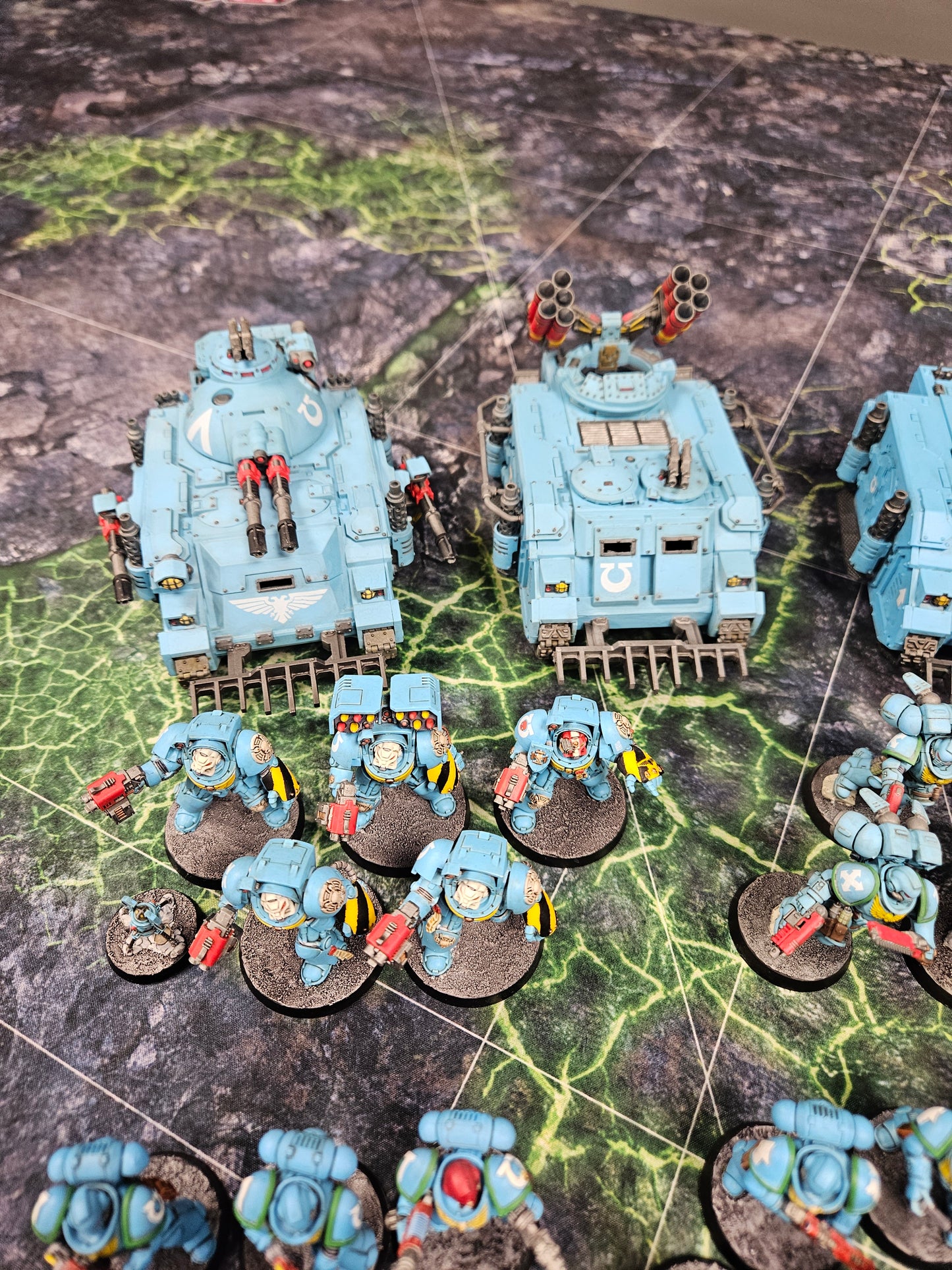 Large Primaris Ultramarines Army Space Marines Warhammer 40k