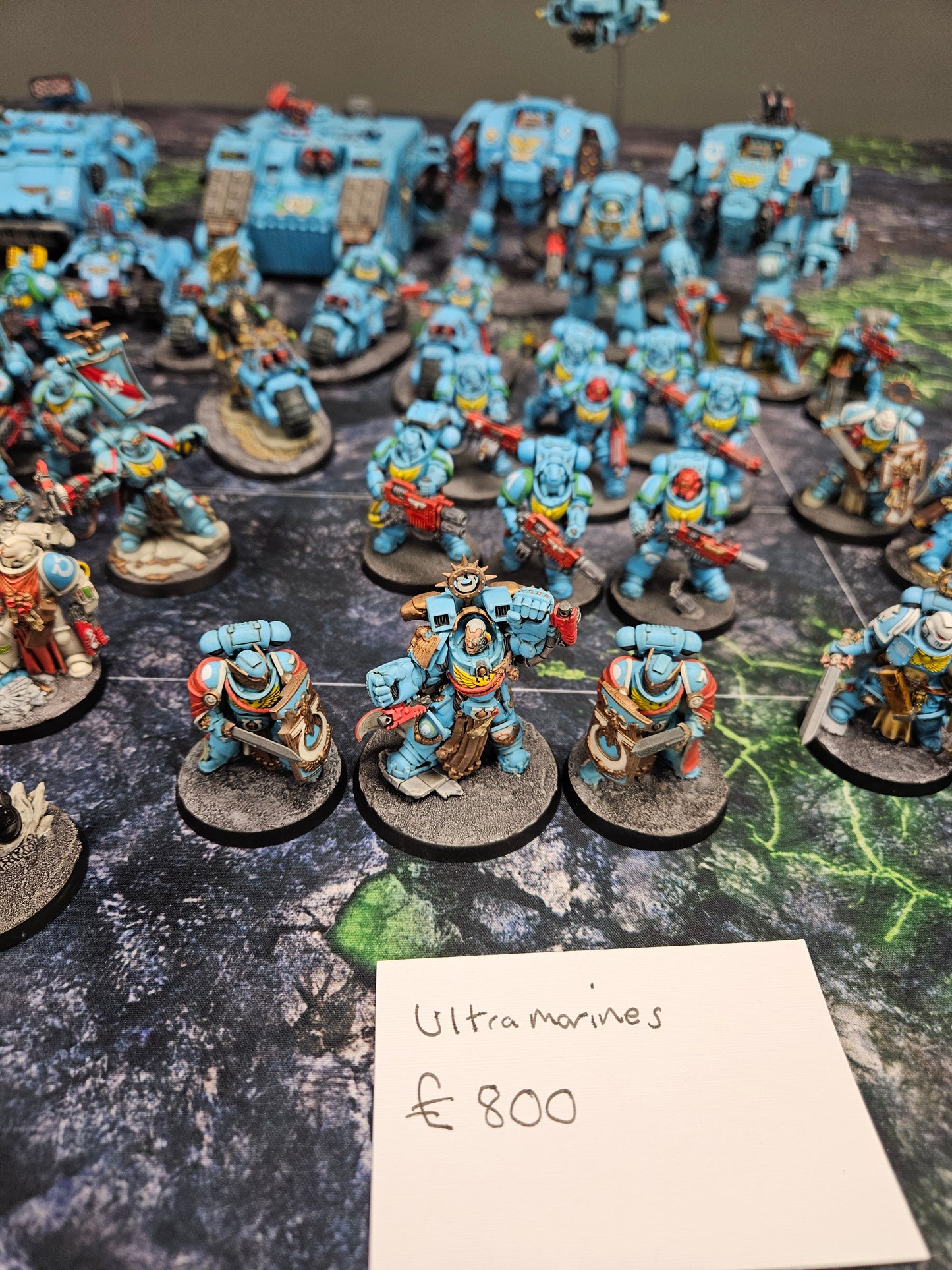 Large Primaris Ultramarines Army Space Marines Warhammer 40k