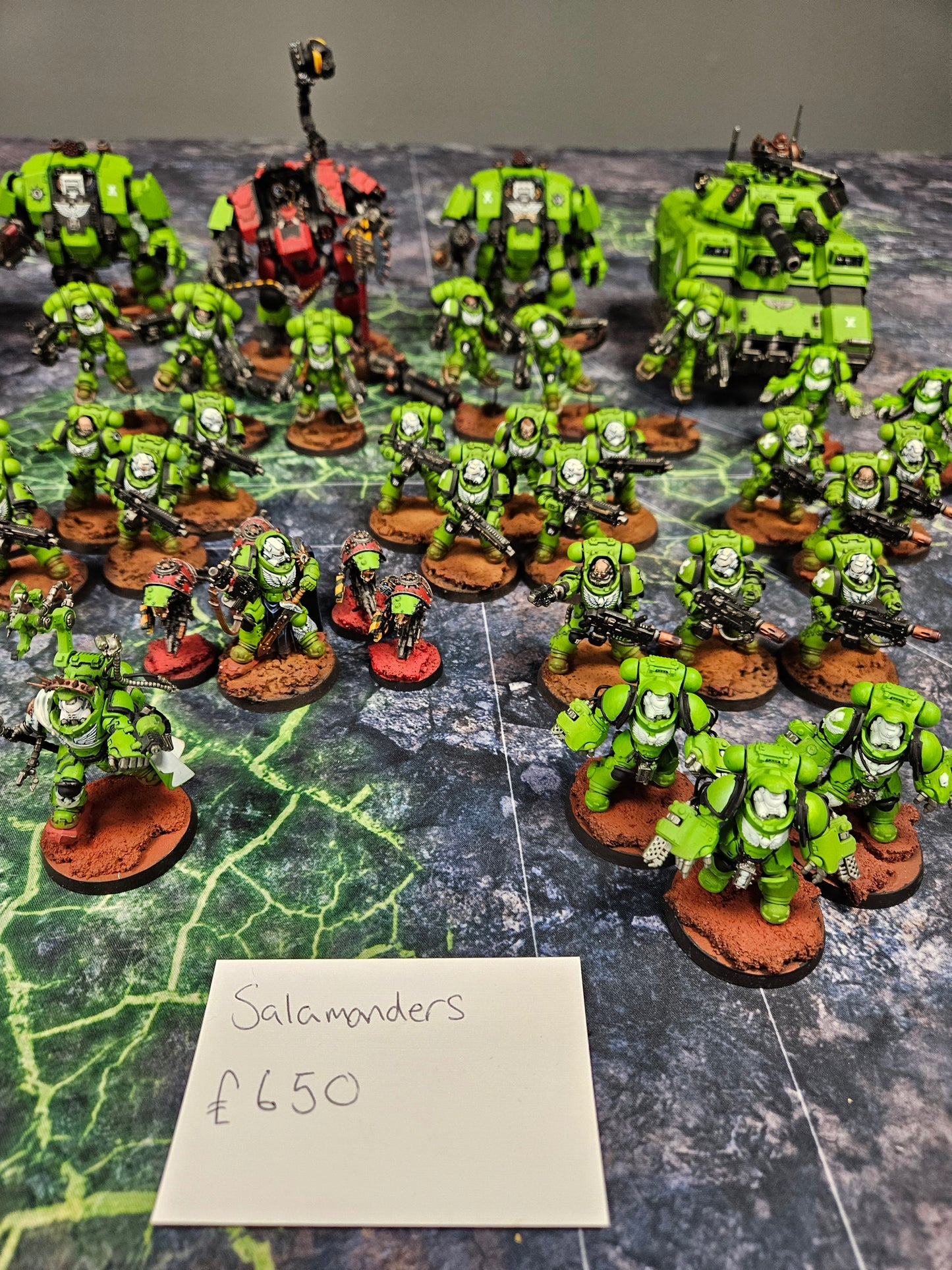Primaris Salamanders Army Space Marines Warhammer 40k
