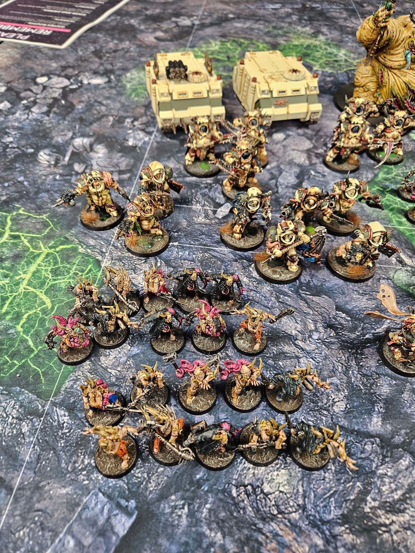 Death Guard Army Chaos Space Marines Warhammer 40k