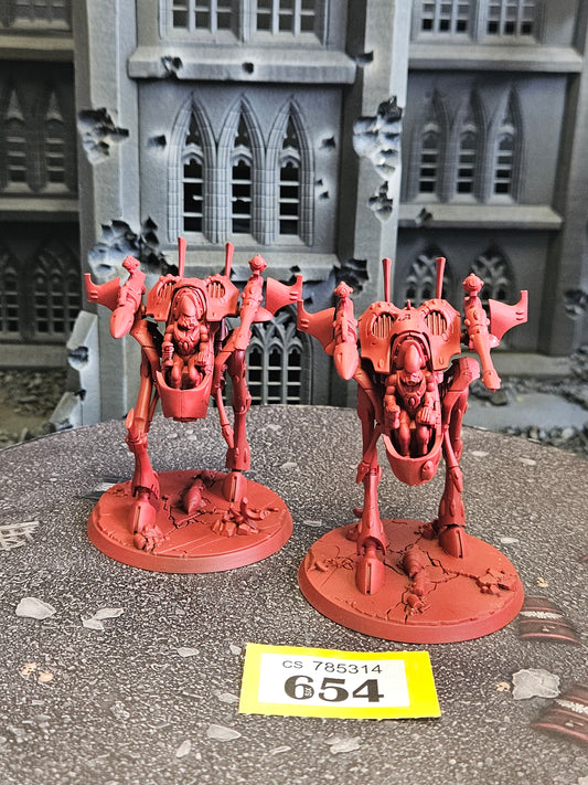 2x War Walkers #654 Aeldari Warhammer 40k