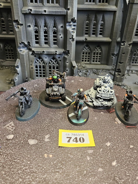 5x Atalan Jackals #740 Genestealer Cults Warhammer 40k