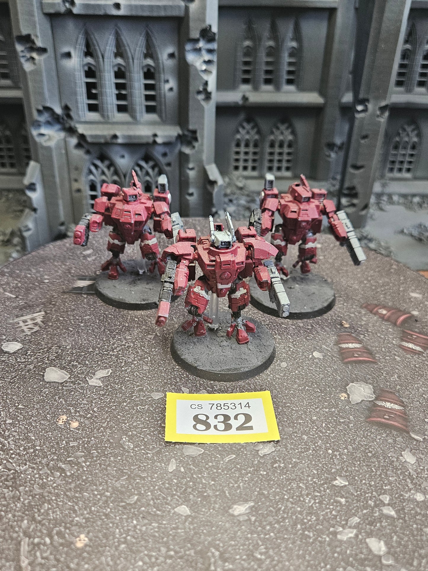 3x Crisis Battlesuits #832 Tau T'au Empire Warhammer 40k