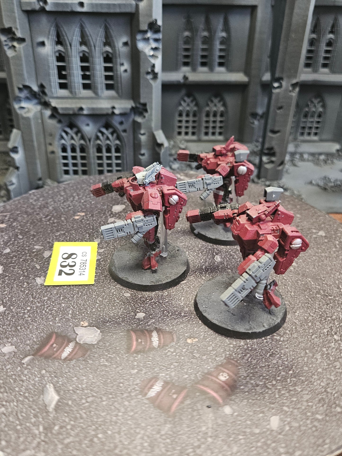 3x Crisis Battlesuits #832 Tau T'au Empire Warhammer 40k