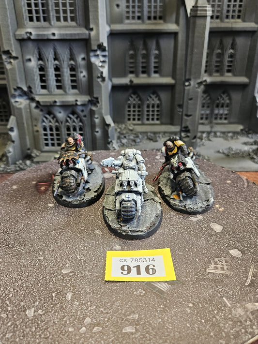 3x Primaris Outriders #916 Space Marines Warhammer 40k