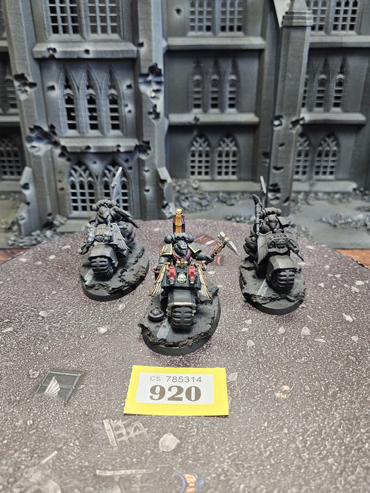 3x Ravenwing Dark Angels #920 Space Marines Warhammer 40k