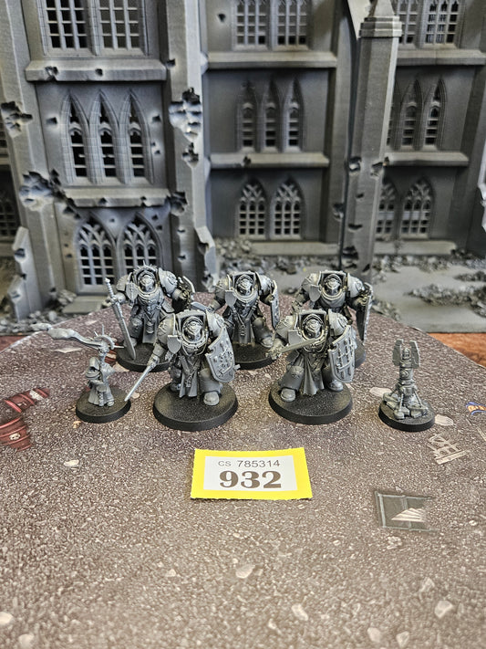 * 5x Deathwing Terminator Squad #932 Dark Angels #932 Space Marines Warhammer 40k