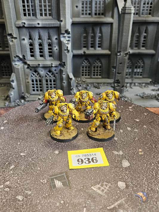 * 5x Primaris Terminator Squad #936 Space Marines Warhammer 40k