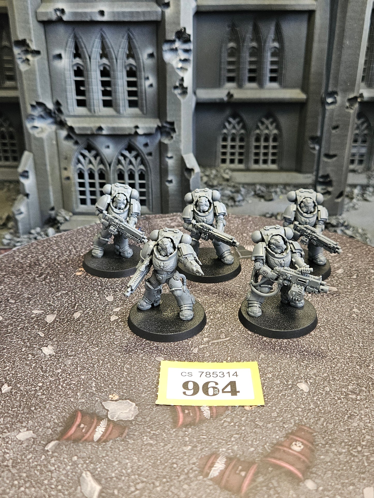 5x Primaris Heavy intercessors #964 Space Marines Warhammer 40k
