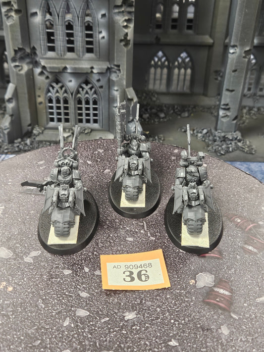 3x Ravenwing Knights #36 Dark Angels Space Marines Warhammer 40k