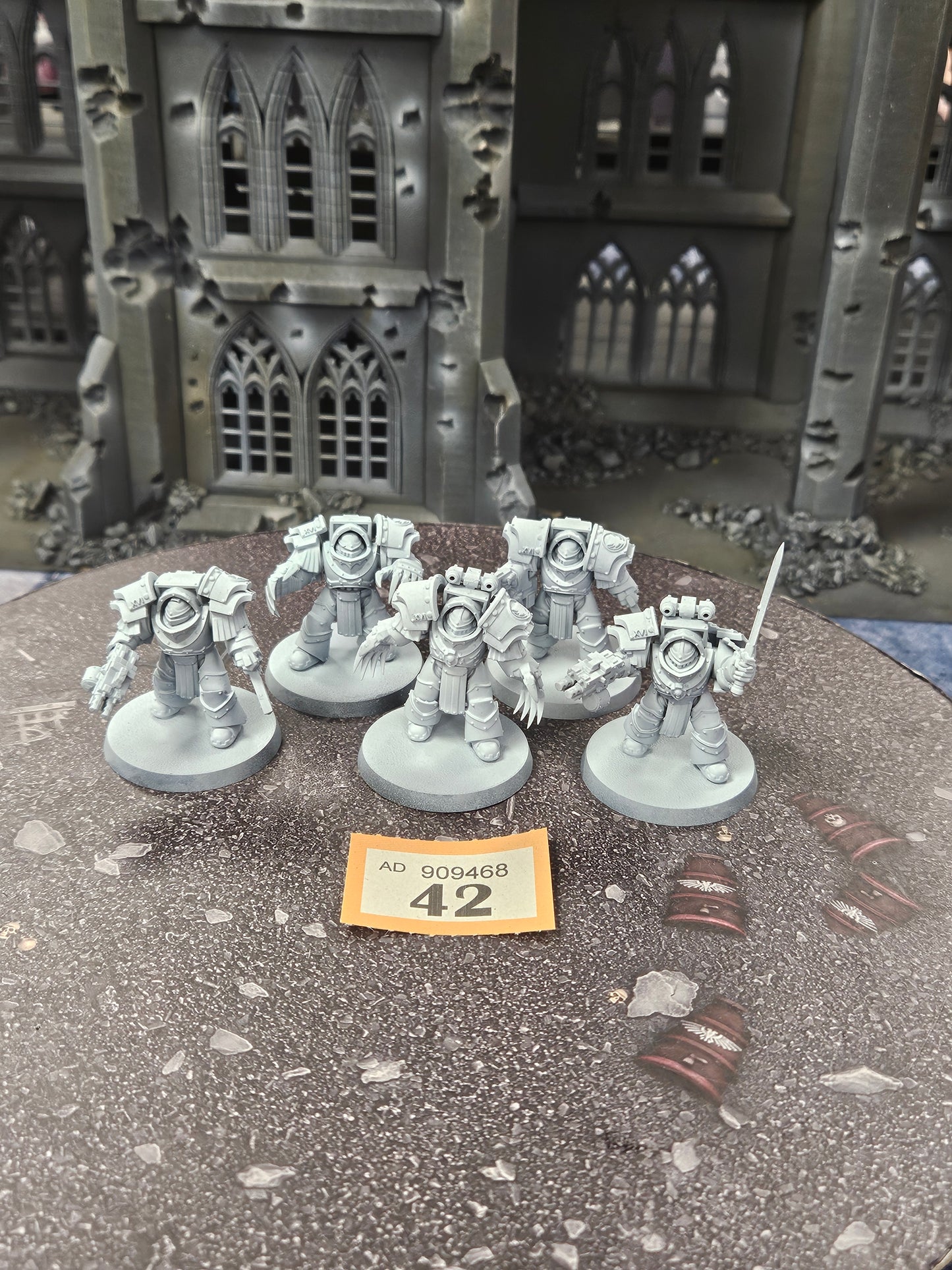 * 5x Cataphractii Terminators #42 Space Marines Warhammer 40k 30k