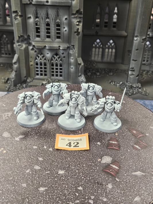 * 5x Cataphractii Terminators #42 Space Marines Warhammer 40k 30k