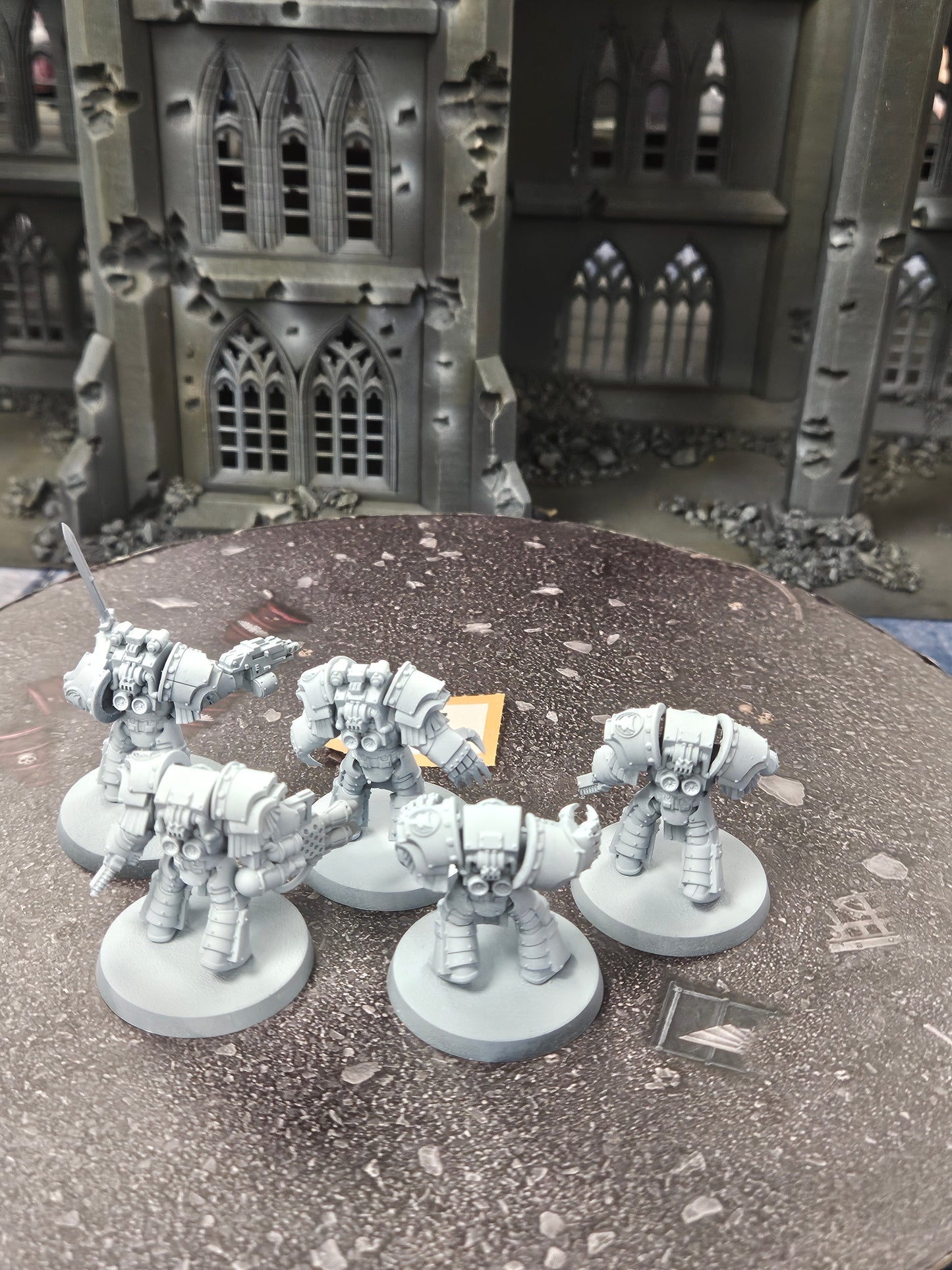 * 5x Cataphractii Terminators #42 Space Marines Warhammer 40k 30k