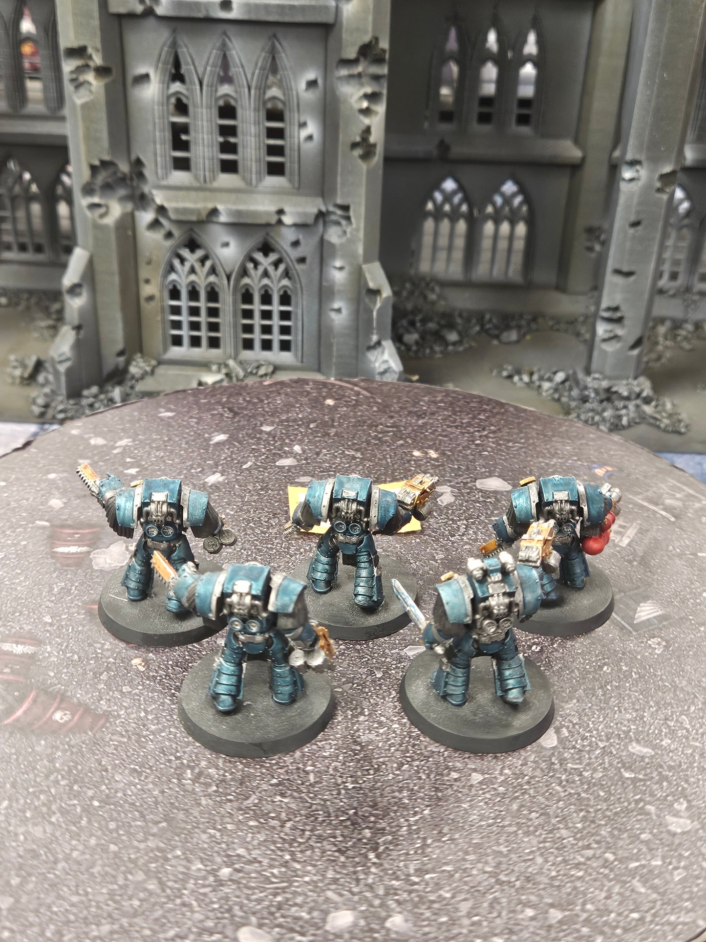 * 5x Cataphractii Terminators #43 Space Marines Warhammer 40k 30k