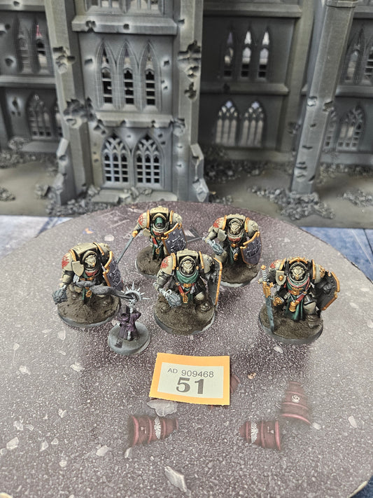 5x Deathwing Terminators Dark Angels #51 Space Marines Warhammer 40k