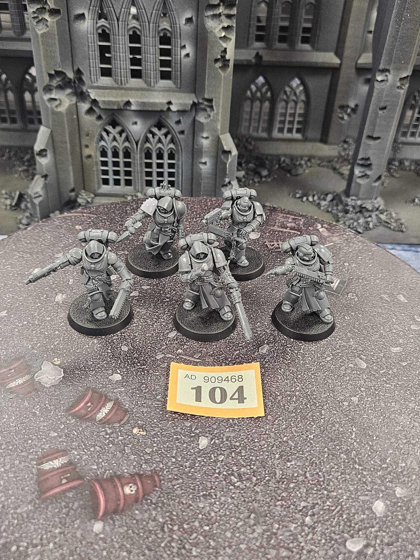 5x Primaris Assault Intercessors Dark Angels #104 Space Marines Warhammer 40k
