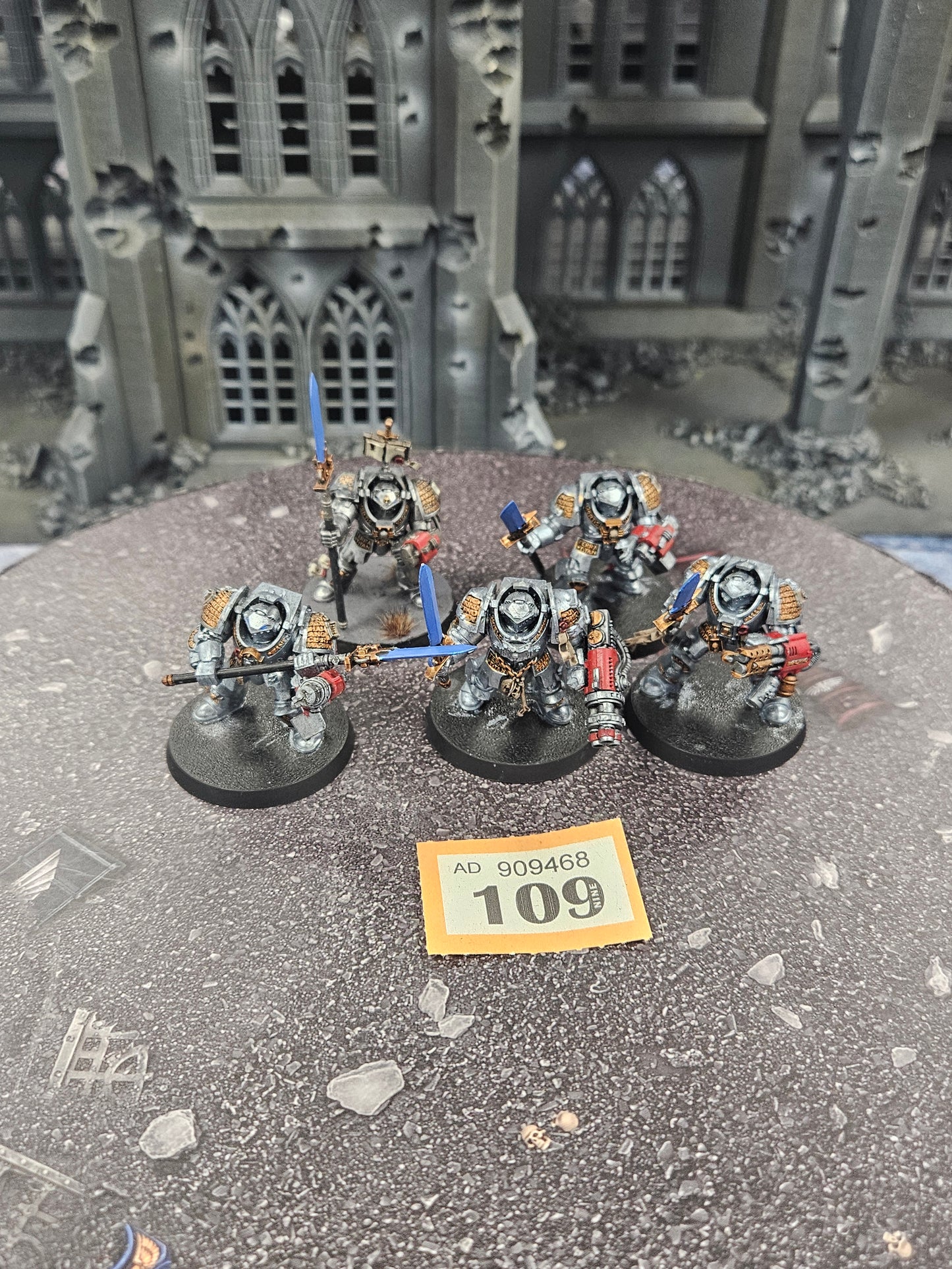 5x Grey Knights Terminators Squad #109 Space Marines Warhammer 40k