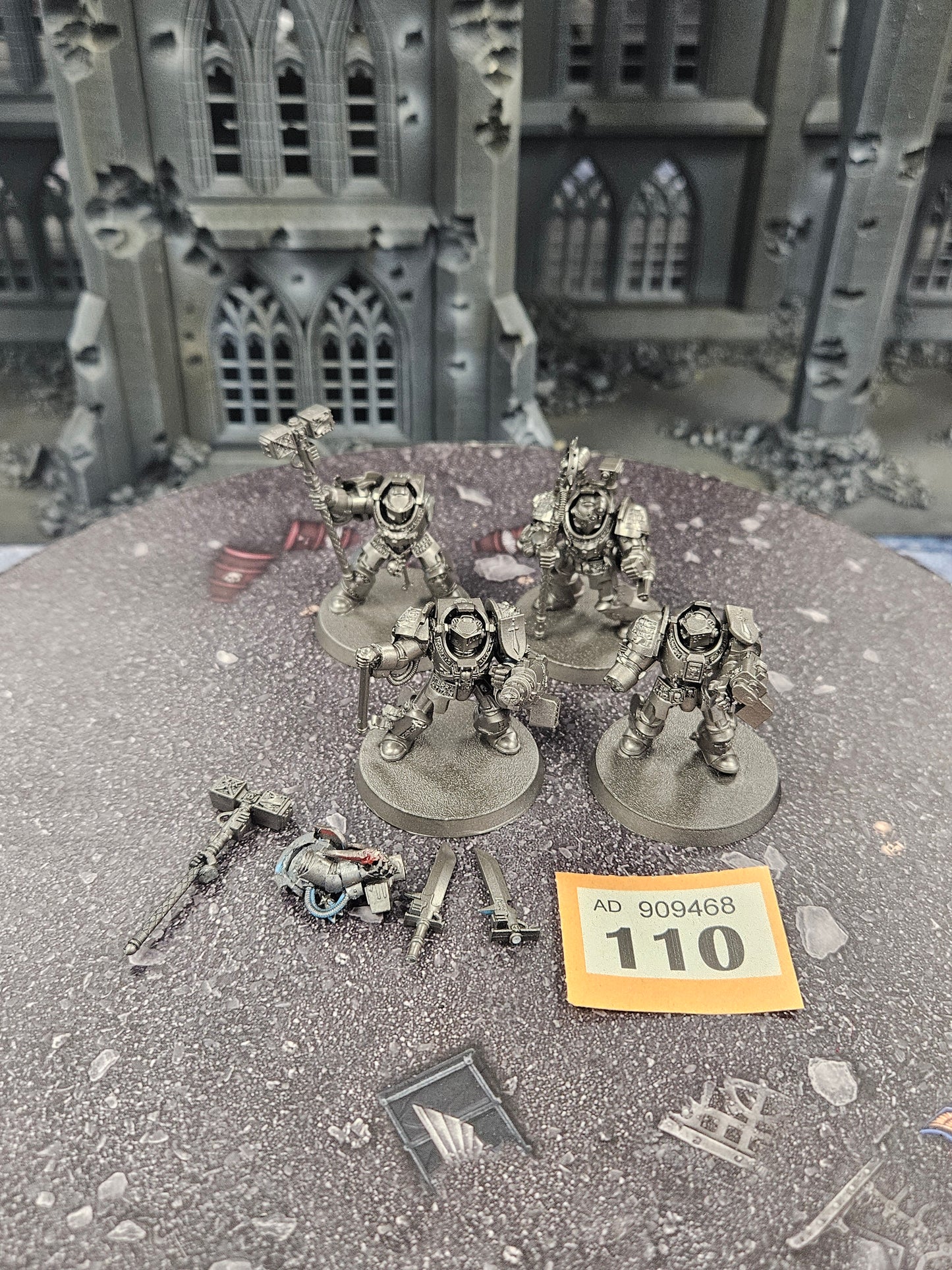 4x Grey Knights Terminators Squad #110 Space Marines Warhammer 40k