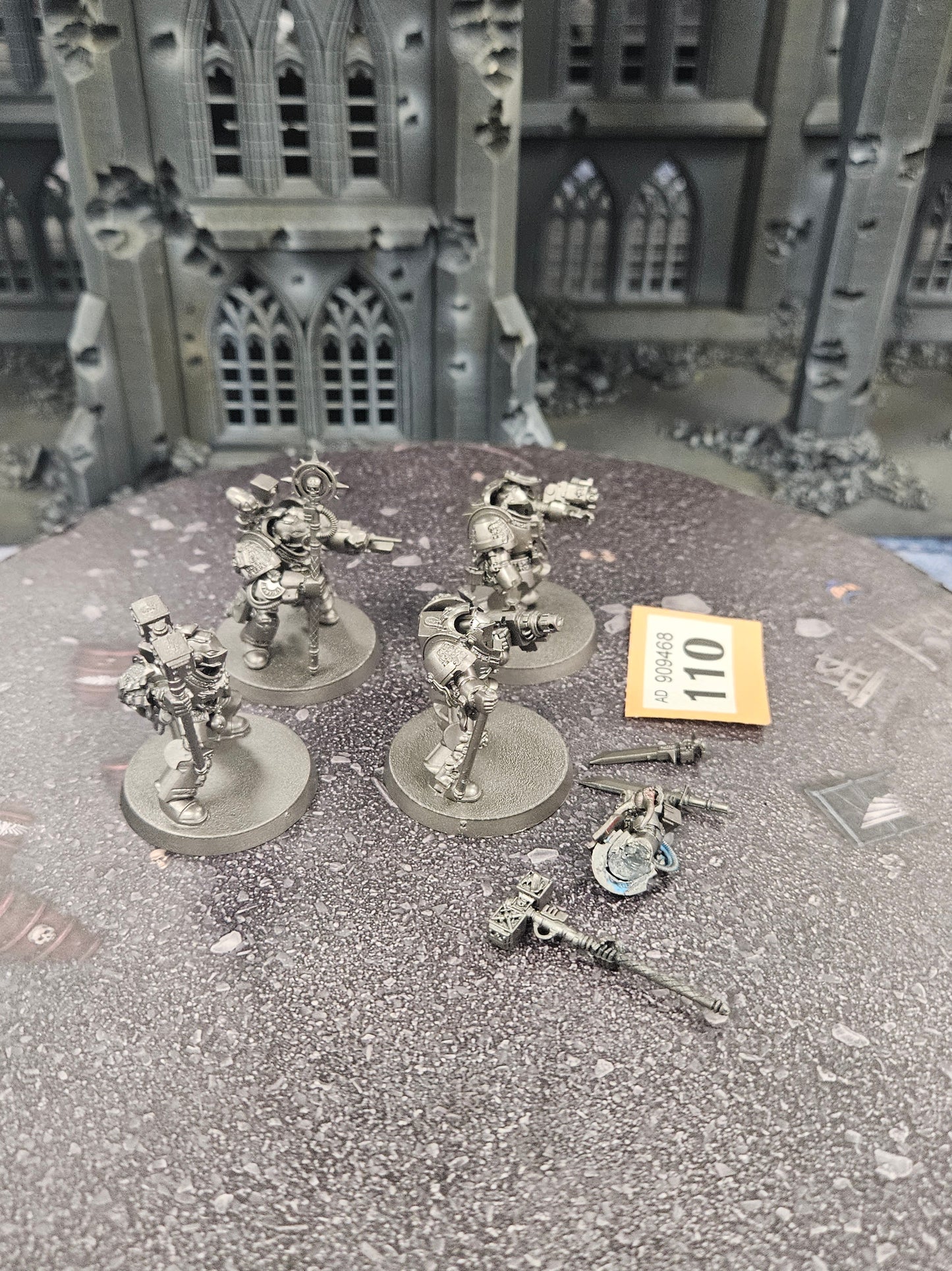 4x Grey Knights Terminators Squad #110 Space Marines Warhammer 40k