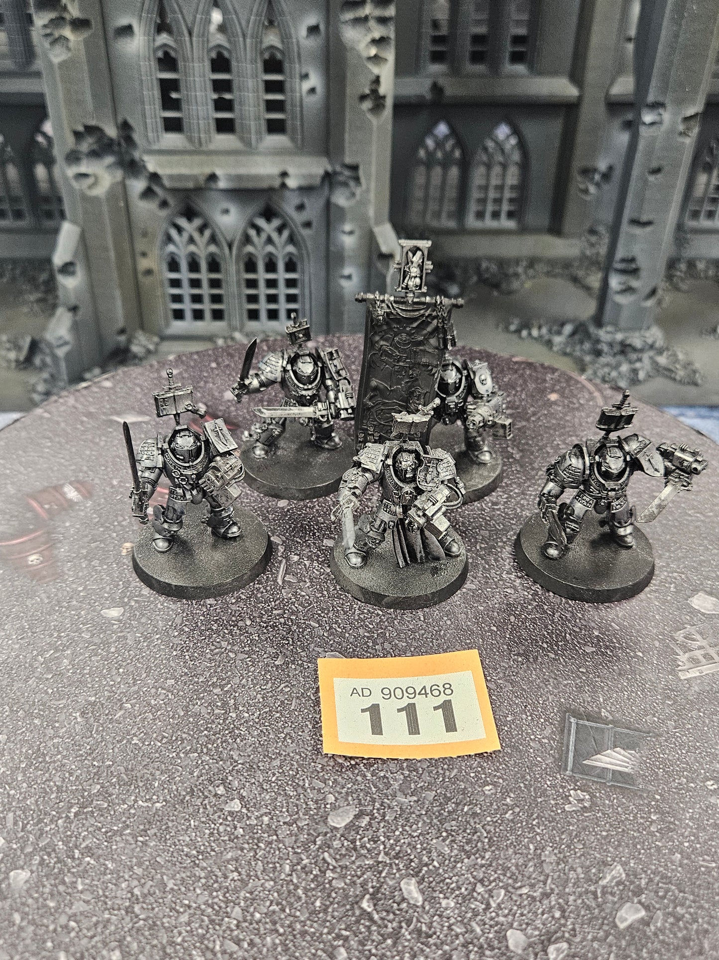 5x Grey Knights Termiantor Squad #111 Space Marines Warhammer 40k