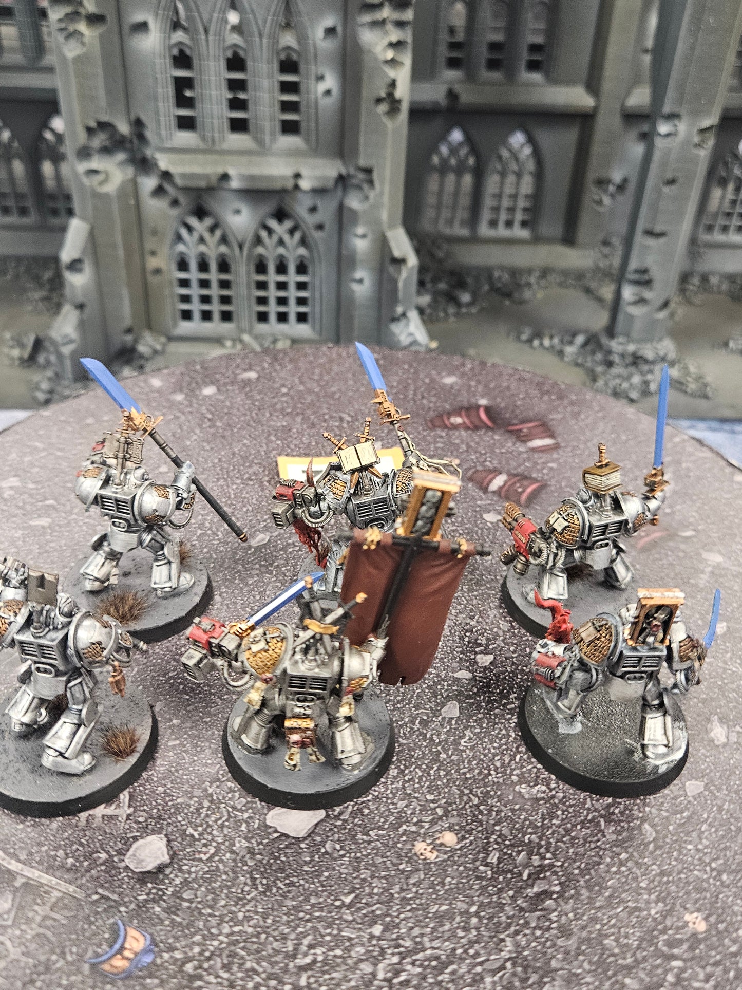 6x Grey Knights Termiantor Squad #112 Very Well Painted Space Marines Warhammer 40k