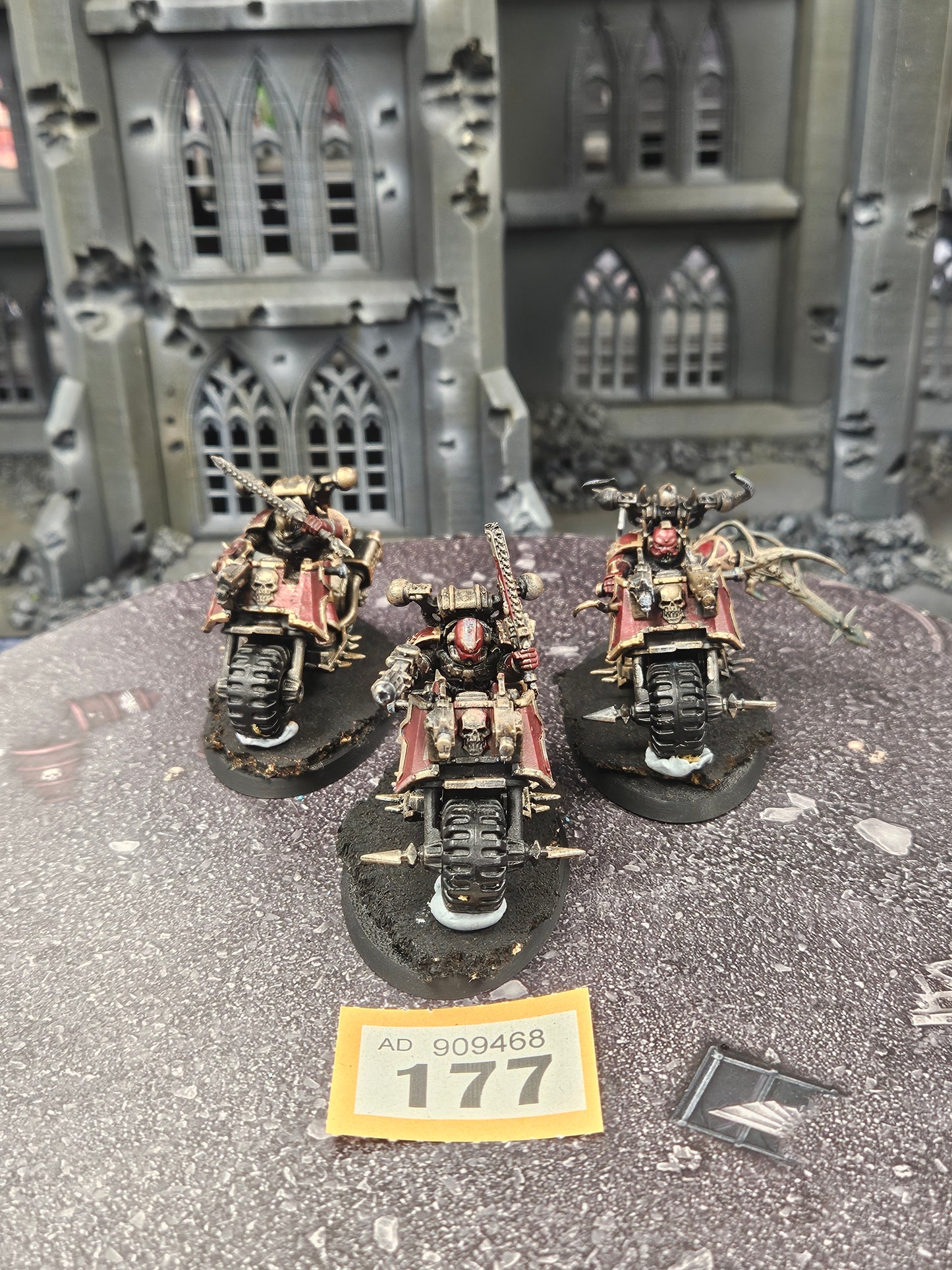 3x Chaos Bikers #177 Chaos Space Marines Warhammer 40k