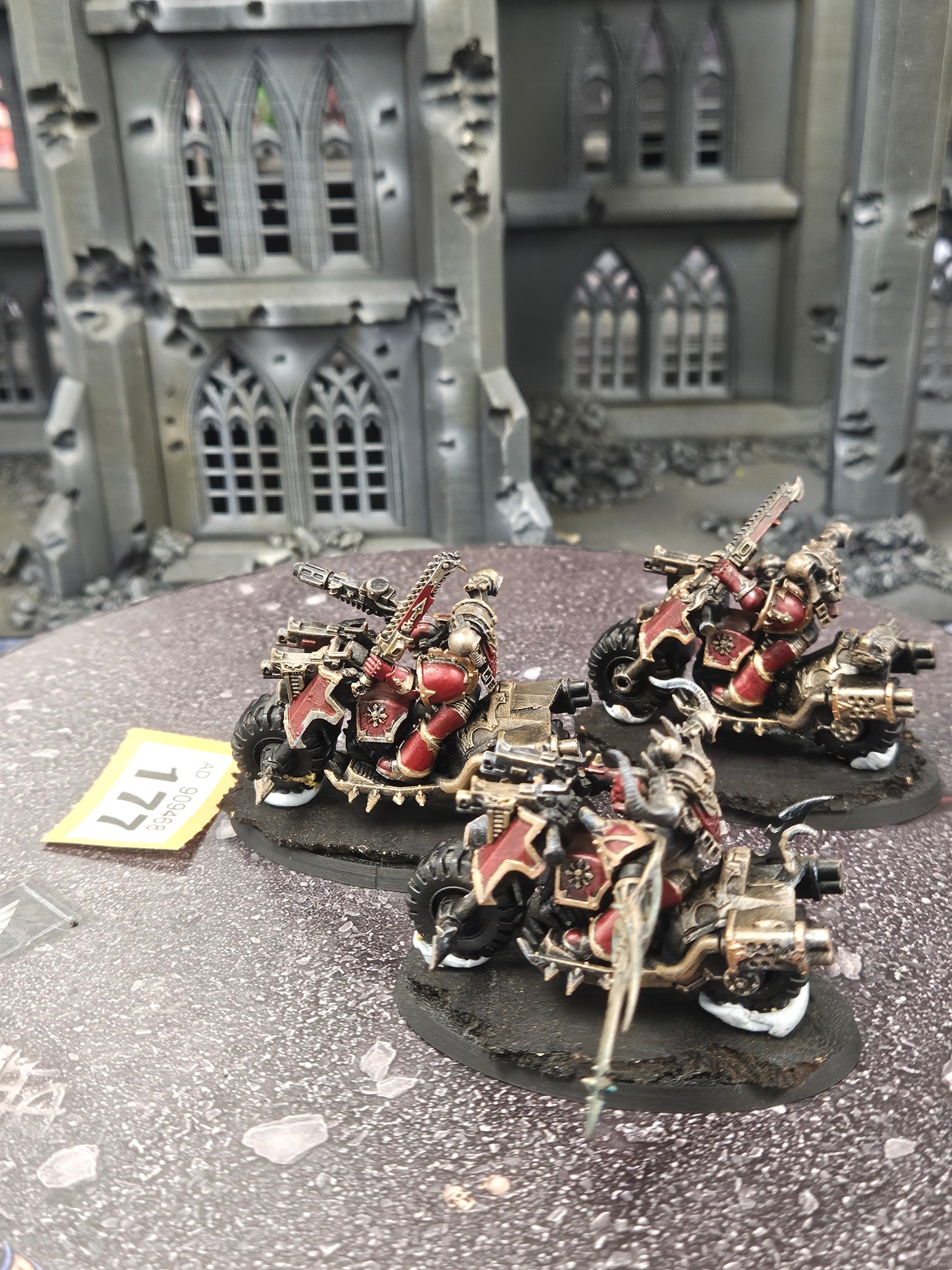 3x Chaos Bikers #177 Chaos Space Marines Warhammer 40k