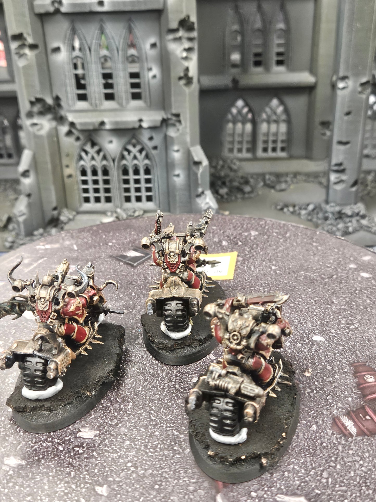 3x Chaos Bikers #177 Chaos Space Marines Warhammer 40k