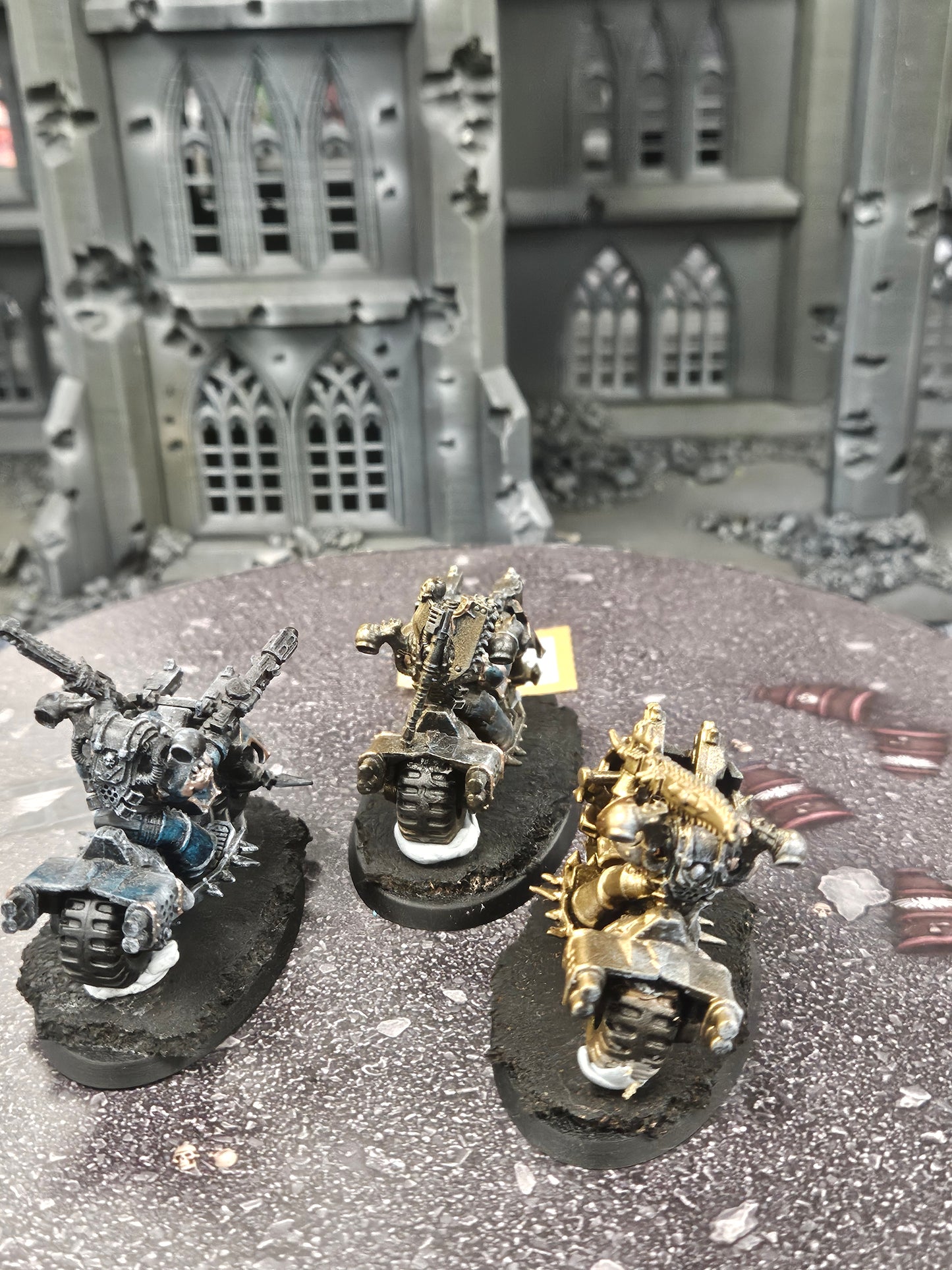 3x Chaos Bikers #178 Chaos Space Marines Warhammer 40k