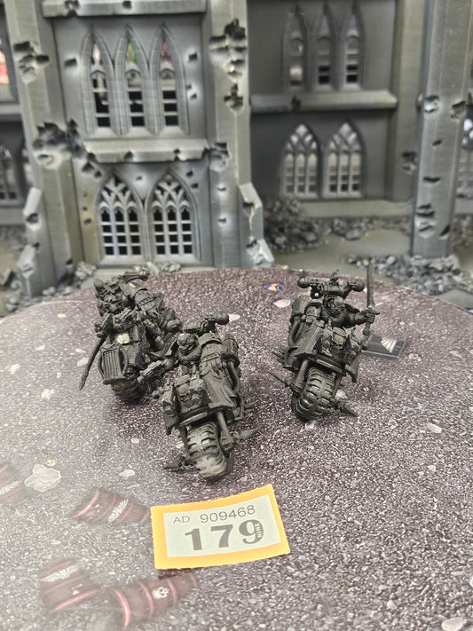 * 3x Chaos Bikers #179 Chaos Space Marines Warhammer 40k