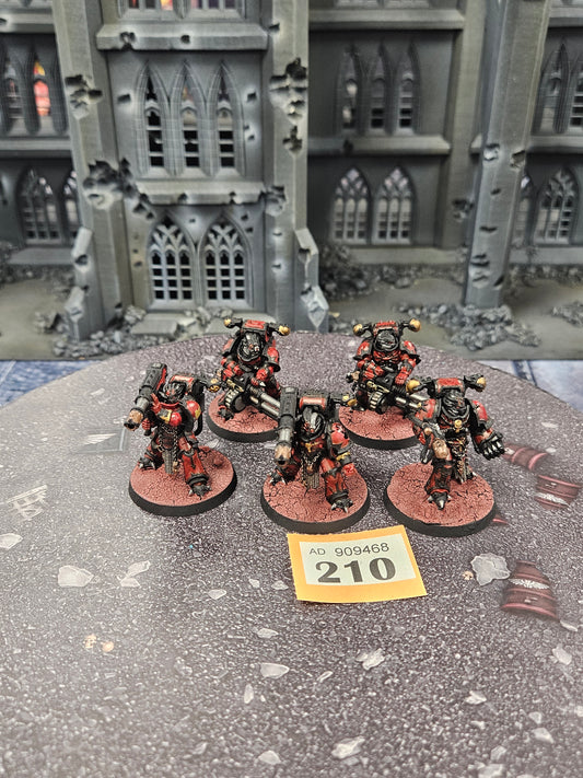 * 5x Havocs #210 Chaos Space Marines Warhammer 40k