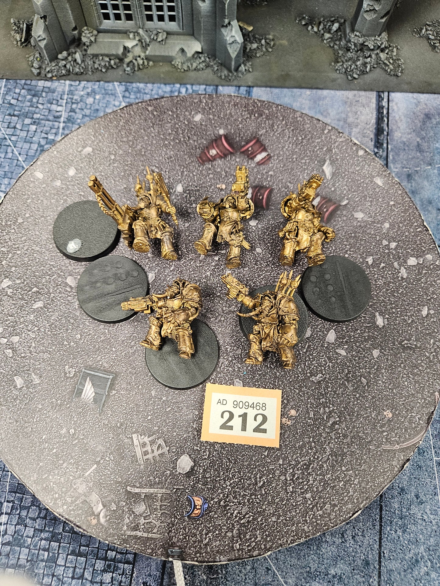 5x Chaos Terminators Squad #212 Chaos Space Marines Warhammer 40k