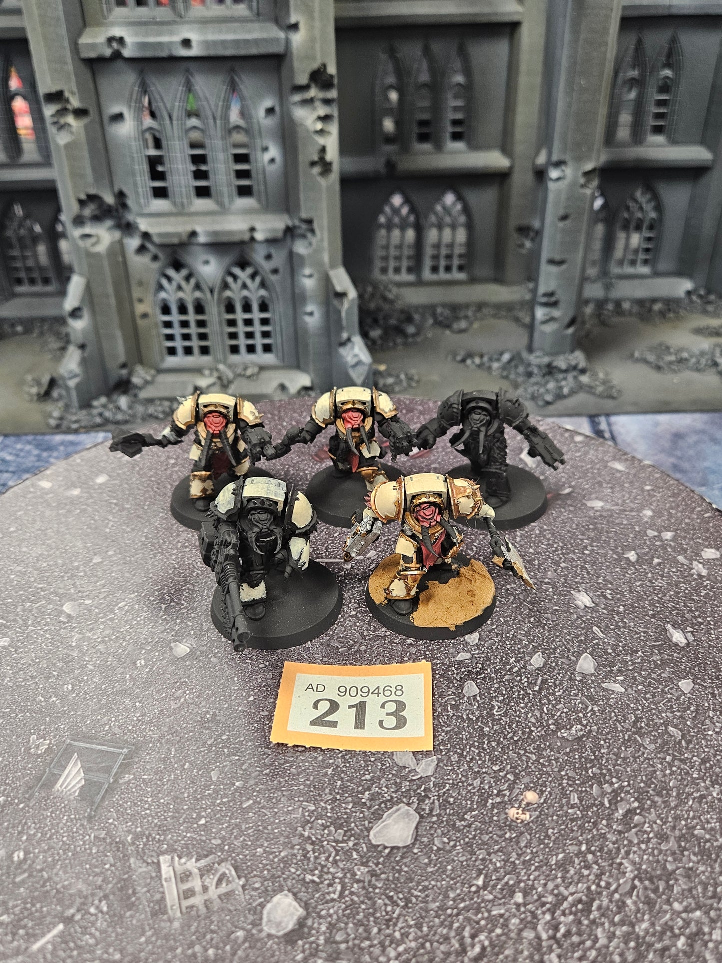 5x Chaos Terminators Squad #213 Chaos Space Marines Warhammer 40k
