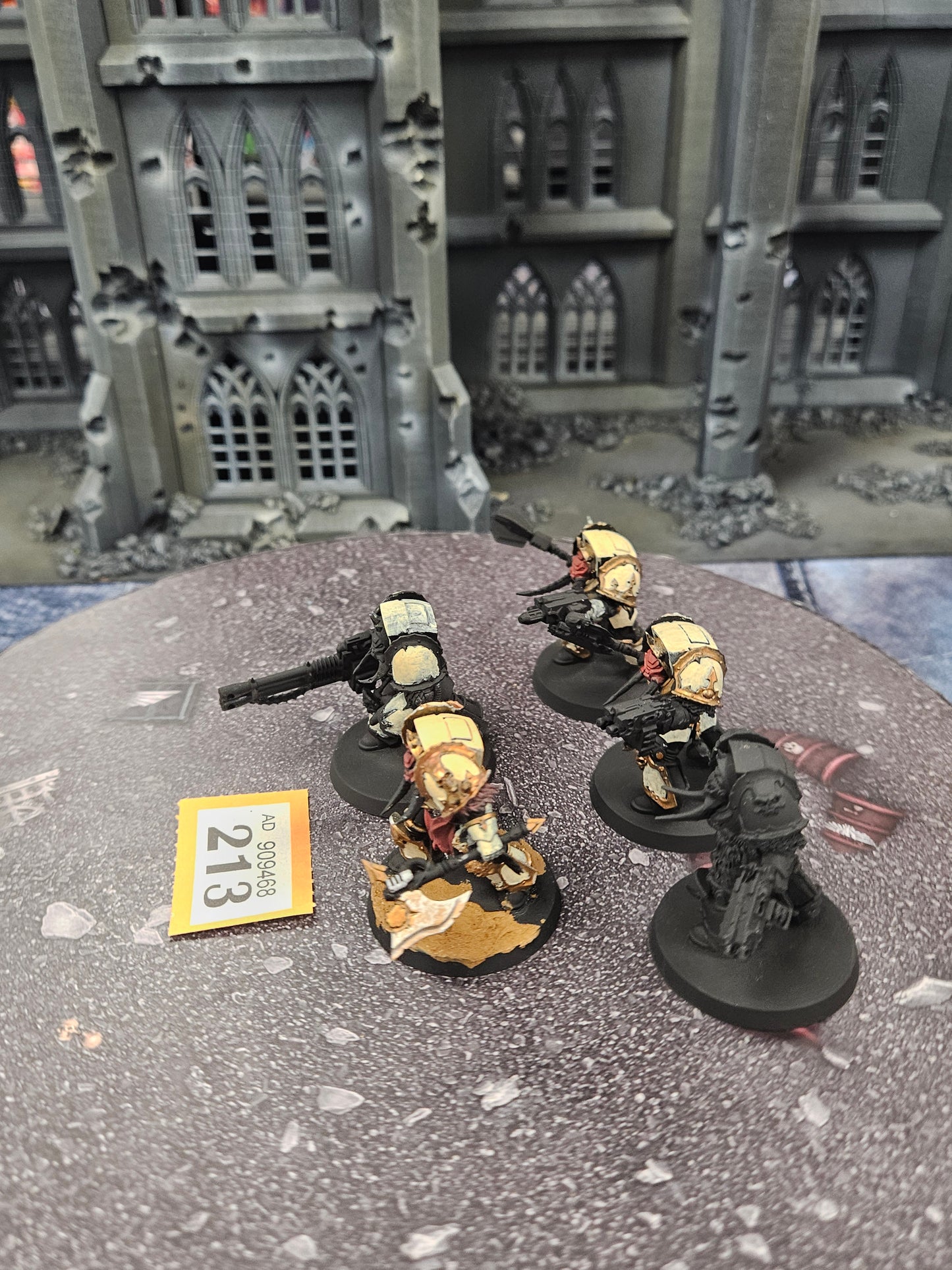 5x Chaos Terminators Squad #213 Chaos Space Marines Warhammer 40k