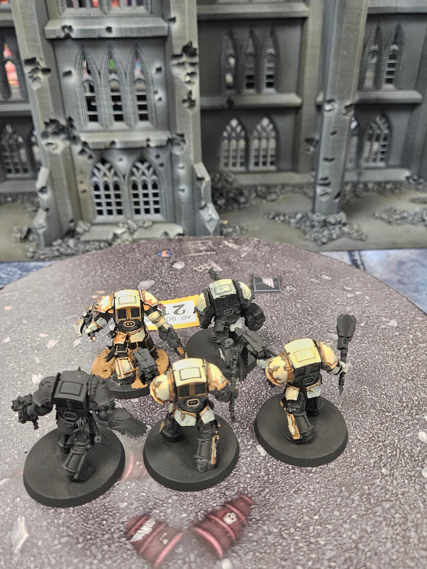 5x Chaos Terminators Squad #213 Chaos Space Marines Warhammer 40k