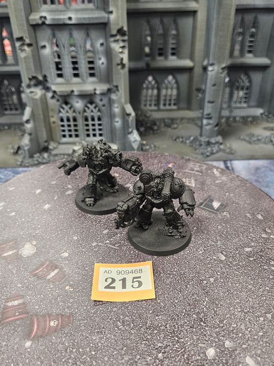 2x Obliterators #215 Chaos Space Marines Warhammer 40k