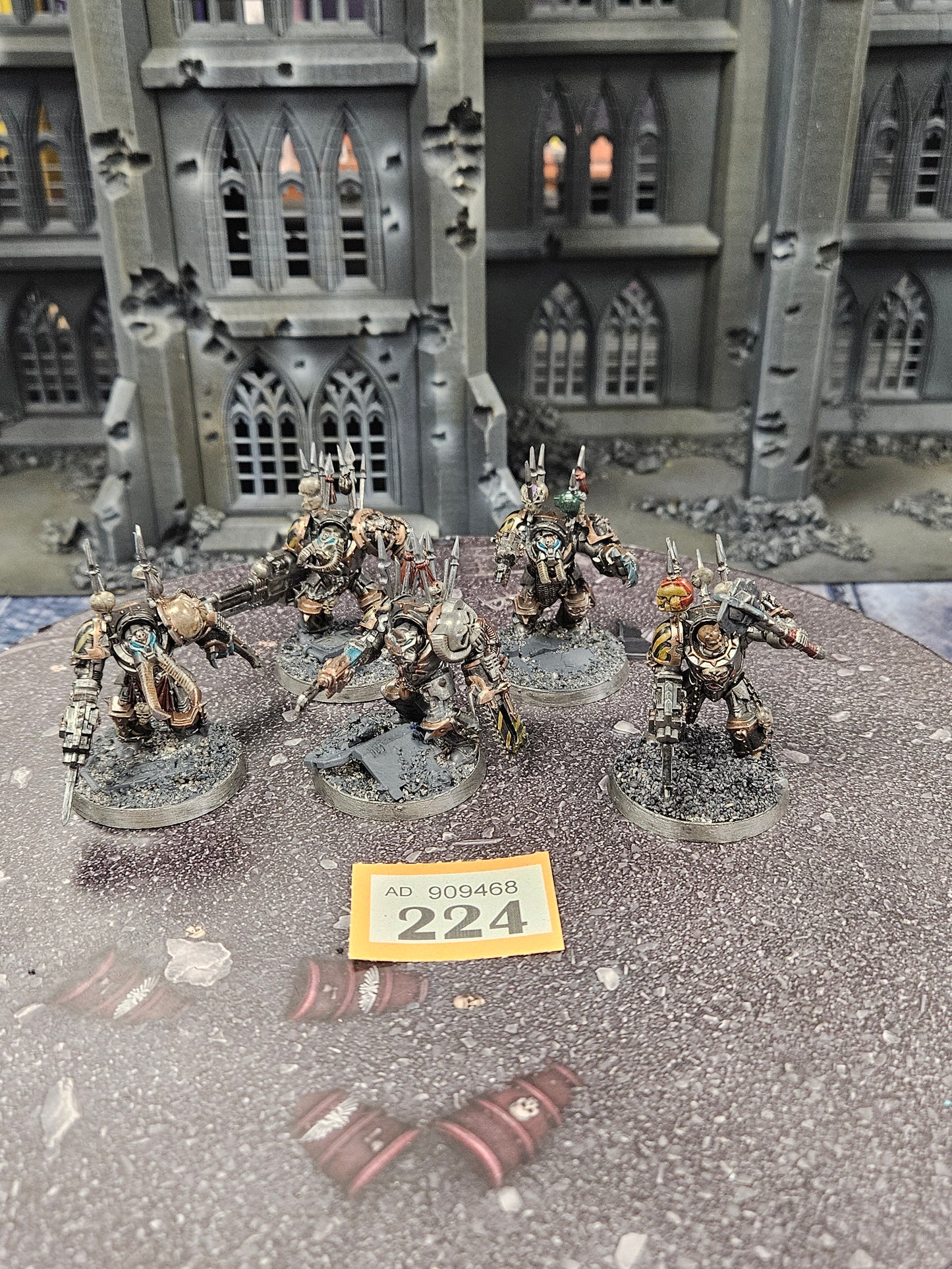 5x Chaos Terminators #224 Chaos Space Marines Warhammer 40k