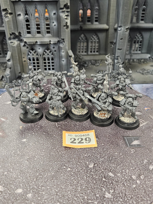 10x Chaos Space Marines #229 Chaos Space Marines Warhammer 40k