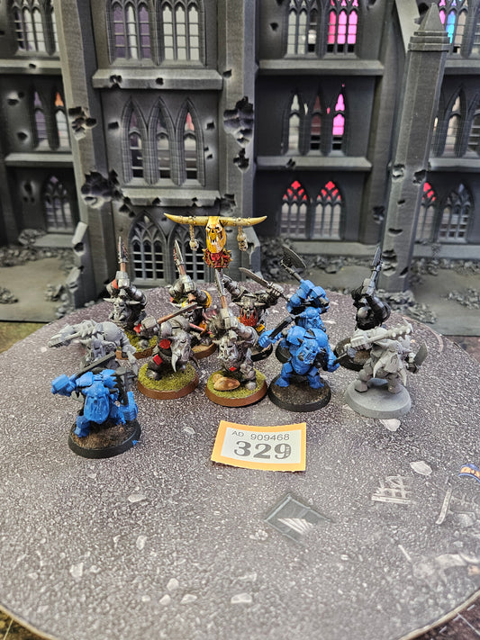 * 11x Black Orks Brutes #329 Orks Warhammer 40k Fantasy Old World
