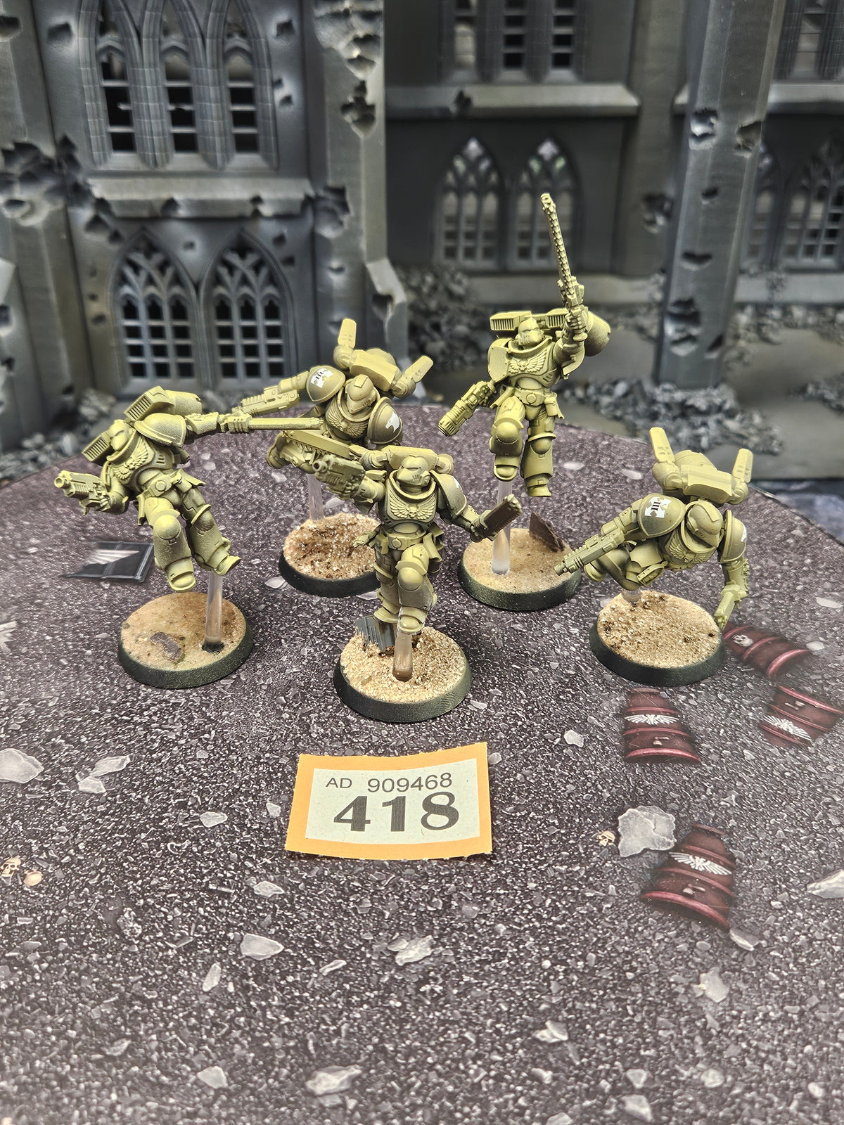 5x Primaris Jump Pack Intercessors #418 Space Marines Warhammer 40k