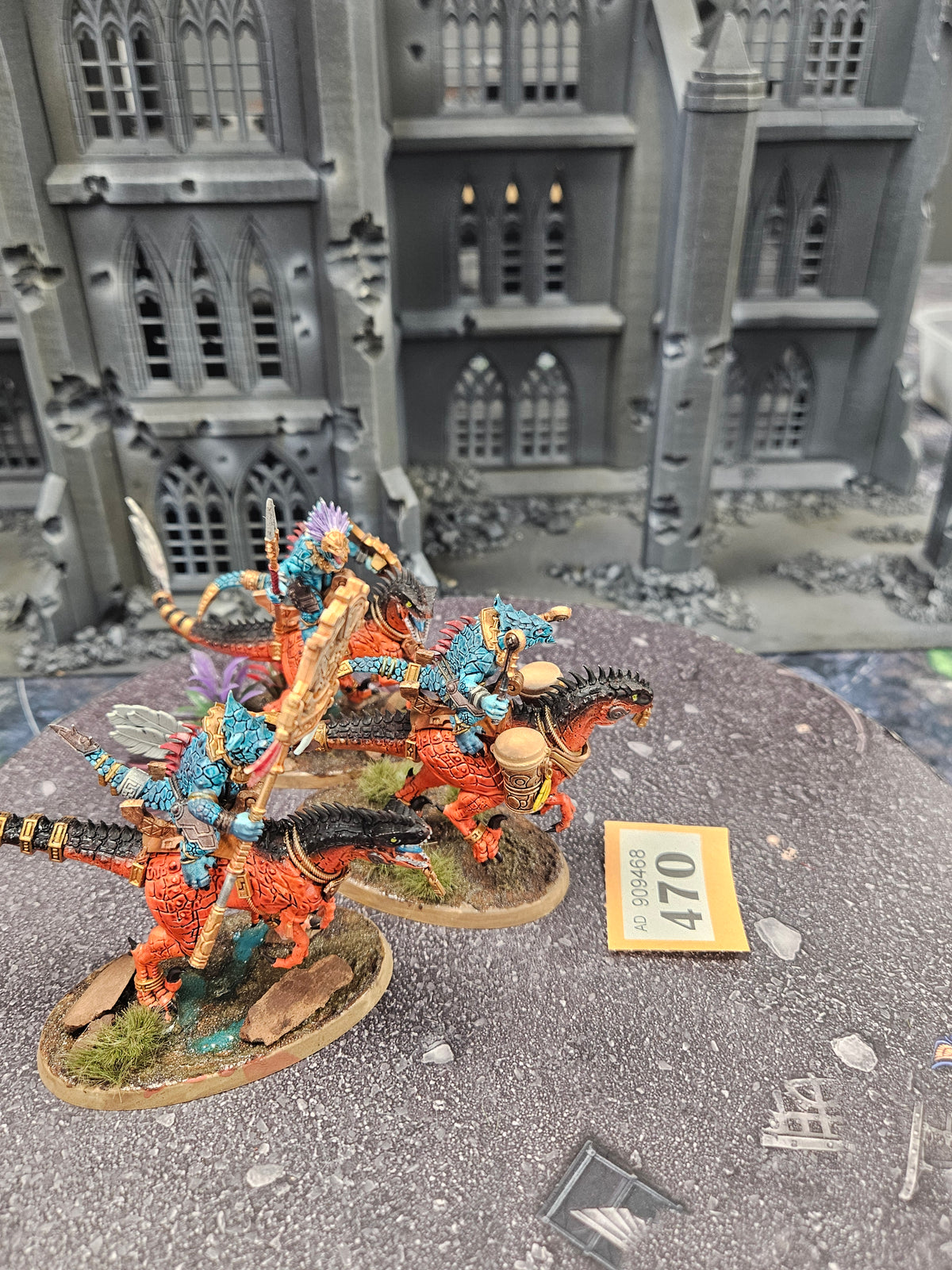 3x Aggradon Lancers #470 Seraphon AOS Warhammer 40k