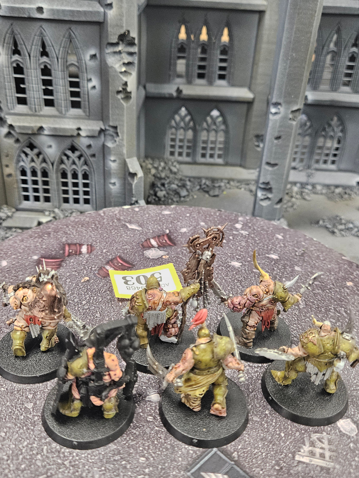 6x Putrid Blightkings #503 Maggotkin of Nurgle AOS Space Marines Warhammer 40k